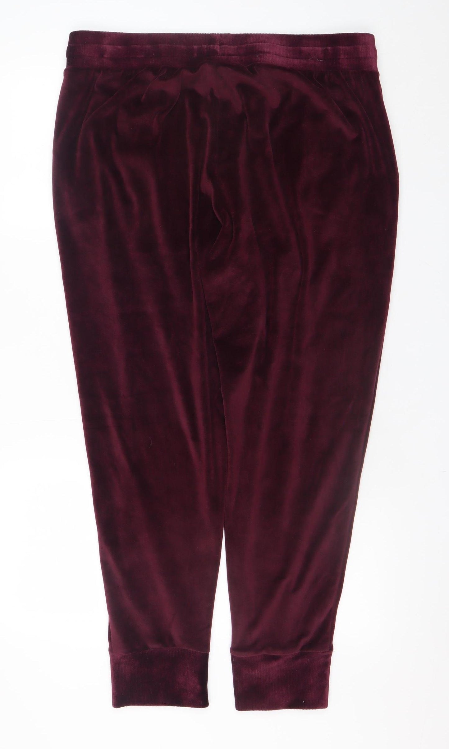 Marks and Spencer Women’s Purple Velvet Lounge Pants Size 18 Regular