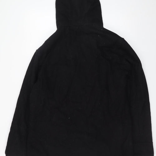 Brave Soul Men's Black Hooded Soft Shell Jacket Size L Regular Fit