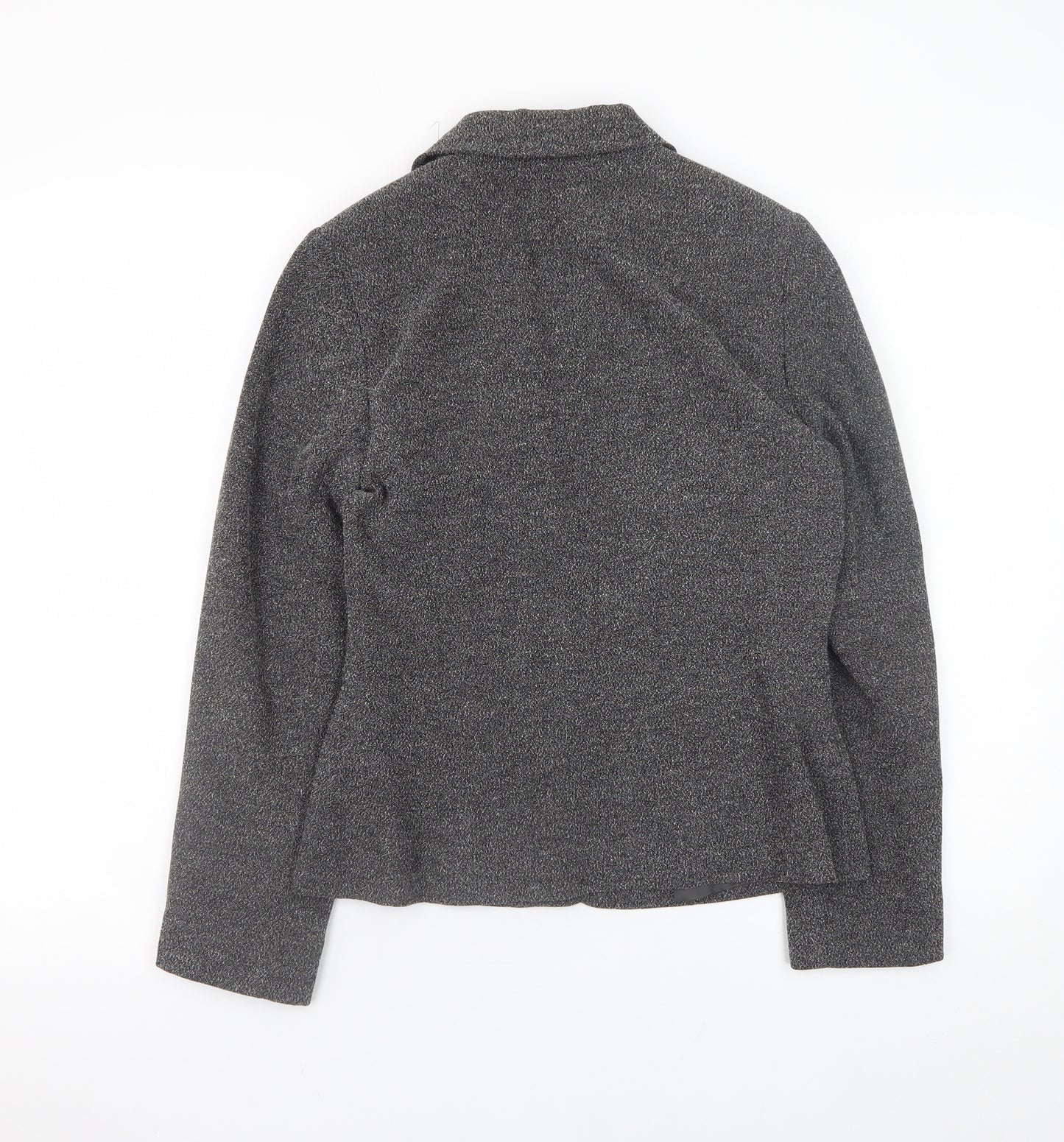 Principles Petite Women’s Grey Tweed Blazer Jacket Size 8