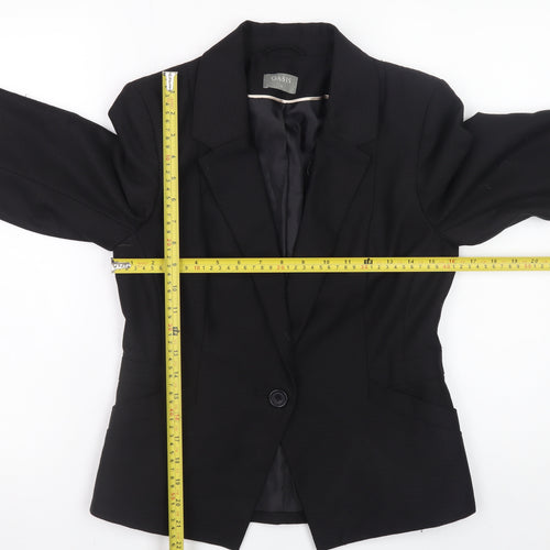 Oasis Womens Black Blazer Jacket Size 12 Formal Workwear