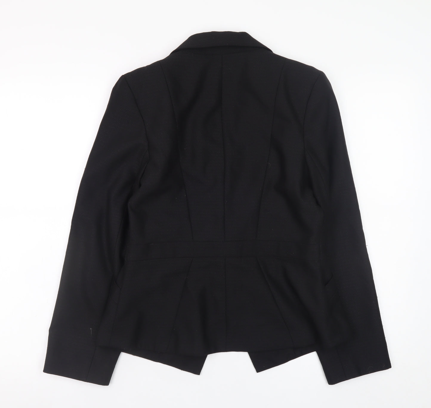Oasis Womens Black Blazer Jacket Size 12 Formal Workwear