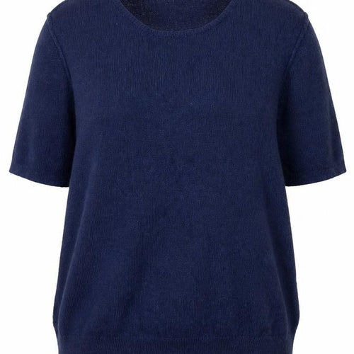 L.O.G.G. Women’s Blue Crew Neck Cotton Blend Pullover Jumper Size 16