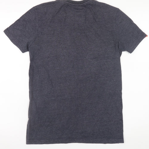 Superdry Men's Blue Graphic Print Crew Neck Short Sleeve T-Shirt S