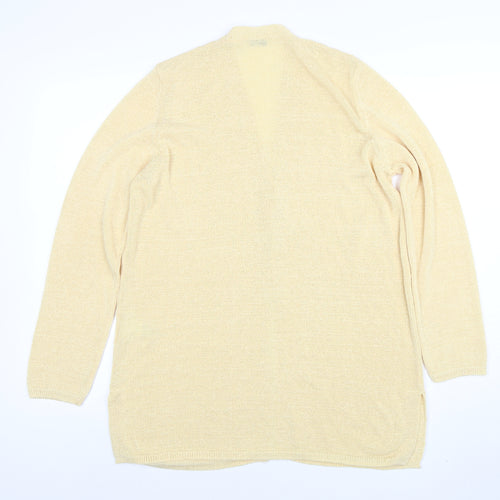 Marks and Spencer Women’s Beige Size 16 V-Neck Knit Cardigan