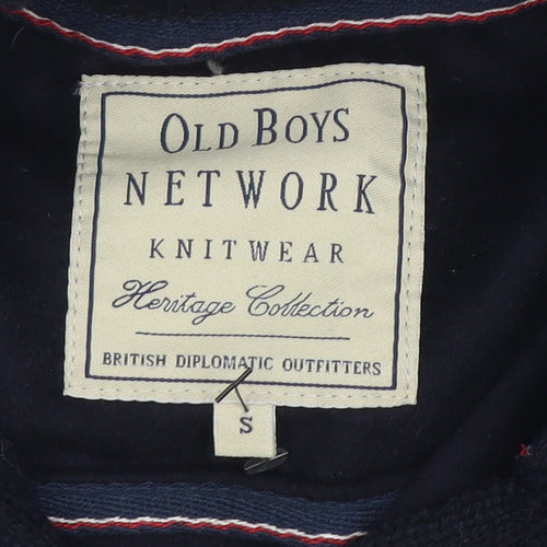 Old Boys Network Men's Black Stand-Up Collar Bomber Jacket Size S