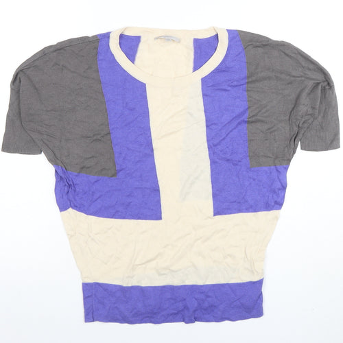 Gap Women's Multicoloured XS Colourblock Short Sleeve T-Shirt