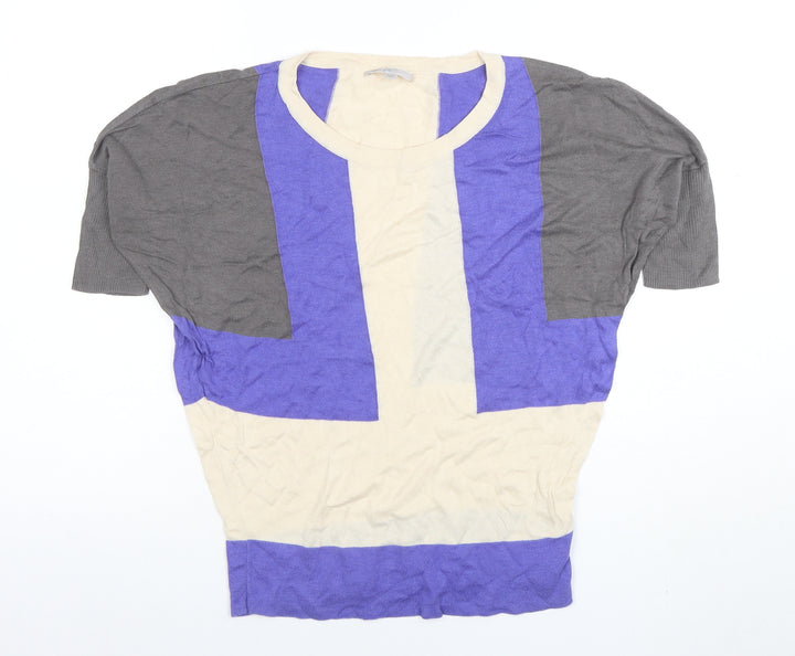 Gap Women's Multicoloured XS Colourblock Short Sleeve T-Shirt