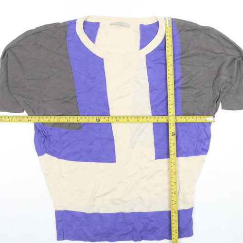 Gap Women's Multicoloured XS Colourblock Short Sleeve T-Shirt