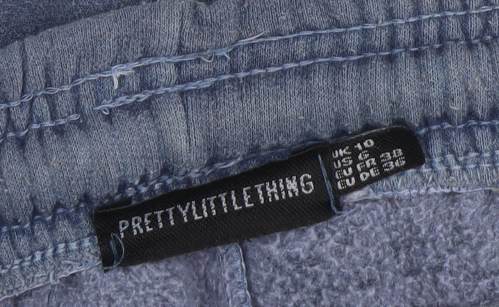 PrettyLittleThing Women Blue UK 10 Jogger Sweatpants 50/50 Cotton Polyester
