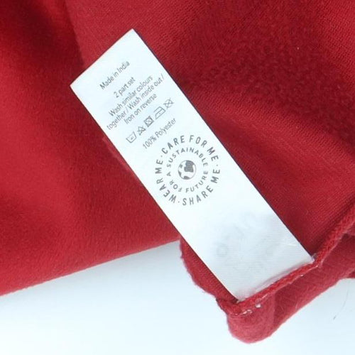 Billie Faiers Girls Red Velvet Belted Fit & Flare Dress 9-10 Years