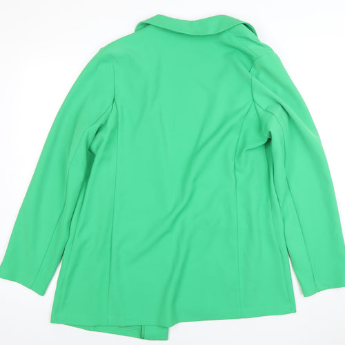 F&F Women’s Green Size 16 Classic Longline Two-Button Blazer