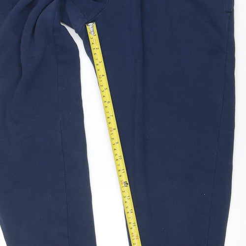 Under Armour Boys Blue Jogger Sweatpants M Relaxed Fit Fleece Activewear