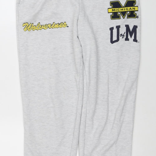 Michigan Wolverines Grey Hoodie Women’s Medium Pullover Sweatshirt