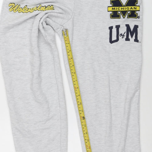Michigan Wolverines Grey Hoodie Women’s Medium Pullover Sweatshirt