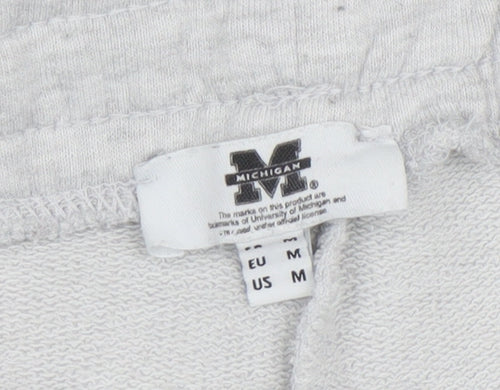 Michigan Wolverines Grey Hoodie Women’s Medium Pullover Sweatshirt