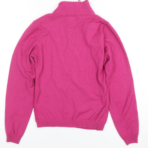 Forenza Women’s Pink Long Sleeve Mock Neck Knit Top M