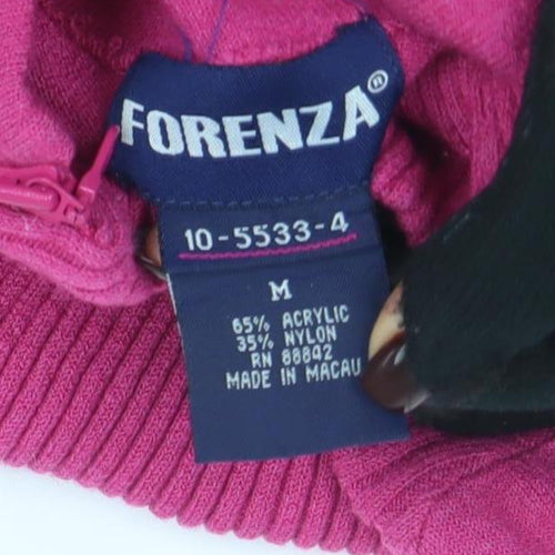 Forenza Women’s Pink Long Sleeve Mock Neck Knit Top M
