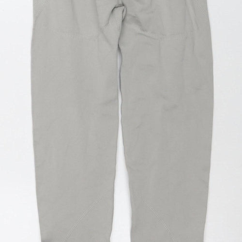 Powercut Womens Grey XL Seamless Stretch Activewear Leggings