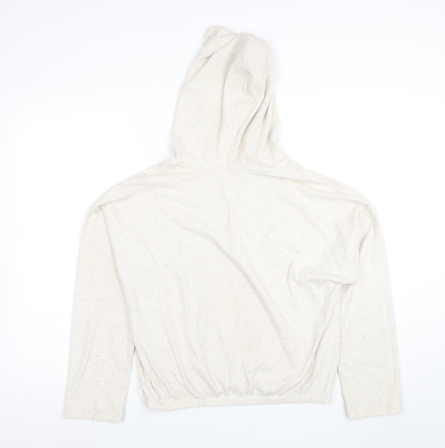 Tom Tailor Denim Women's Beige Hooded Pullover Hoodie Size 12