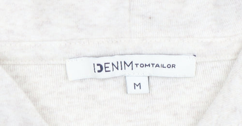 Tom Tailor Denim Women's Beige Hooded Pullover Hoodie Size 12