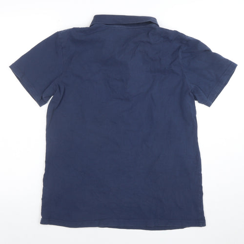 SoulCal & Co Navy Blue Cotton Men's Polo Shirt Size M Classic Fit