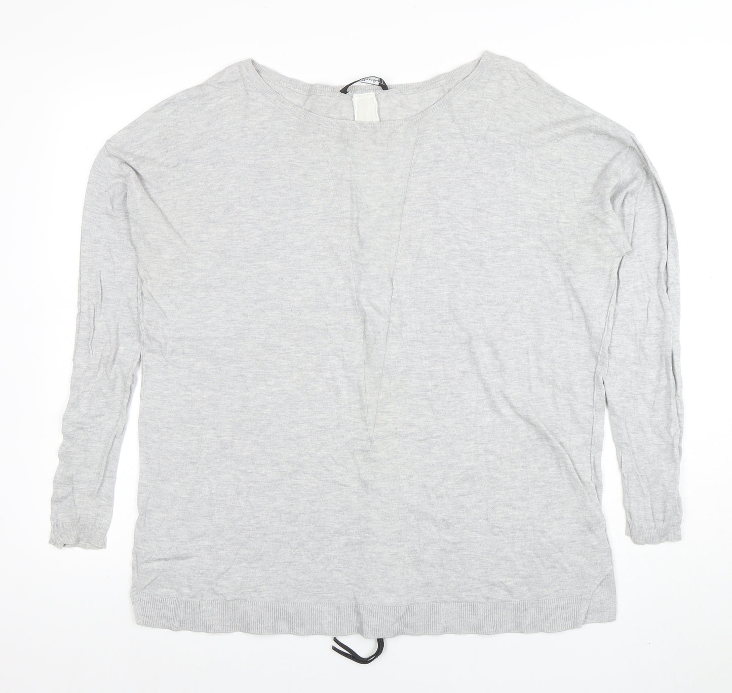 Betty Barclay Women's Grey Zip Knit Cardigan Size L