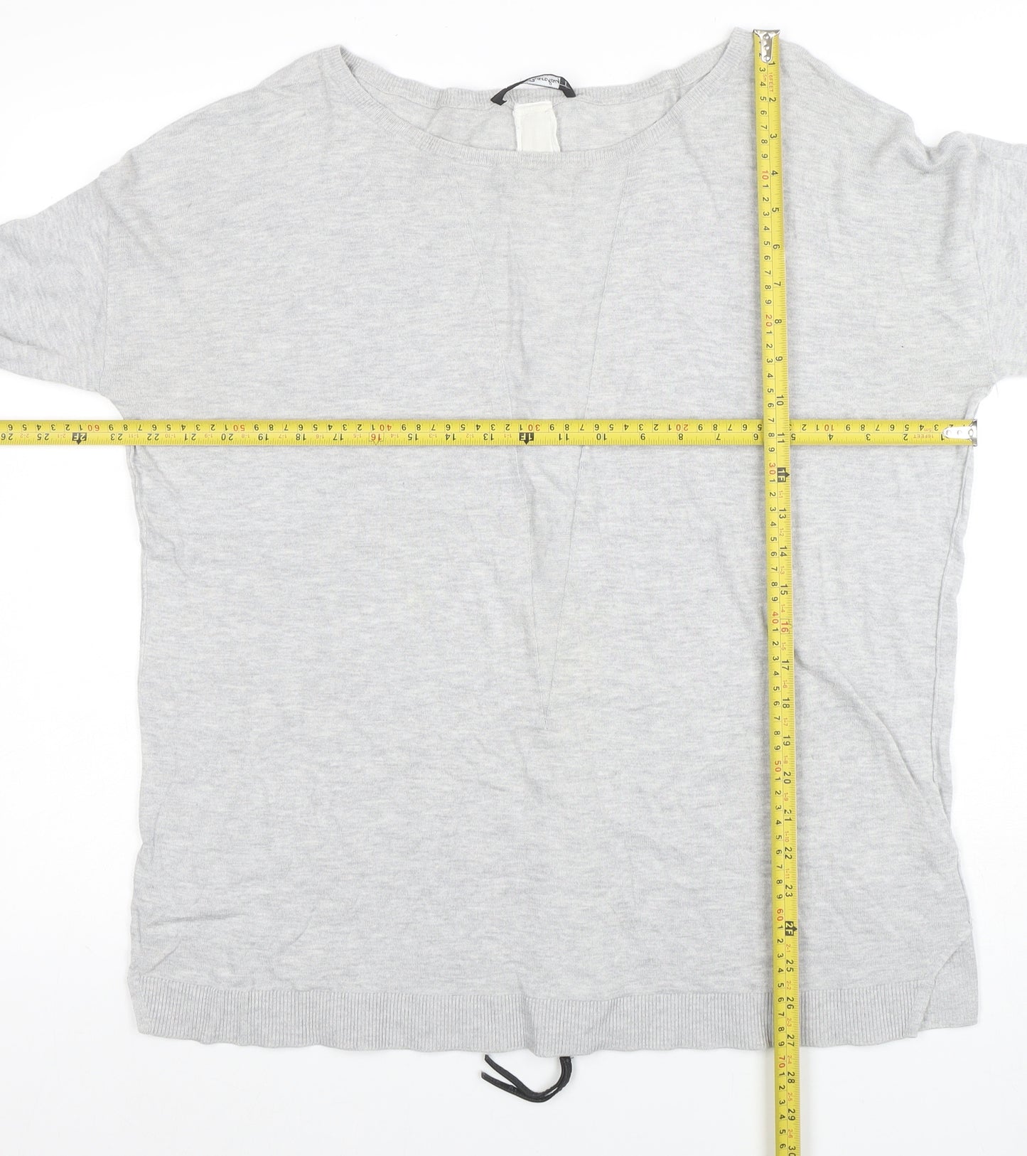 Betty Barclay Women's Grey Zip Knit Cardigan Size L