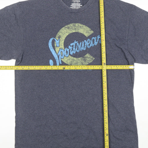Columbia Mens Grey Sportswear Graphic T-Shirt Size L