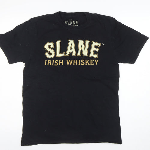 Slane Irish Whiskey Men's Black Medium Graphic Cotton T-Shirt