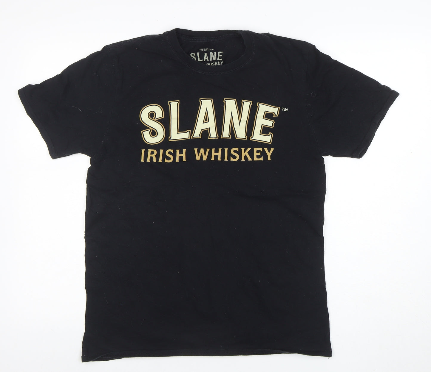 Slane Irish Whiskey Men's Black Medium Graphic Cotton T-Shirt
