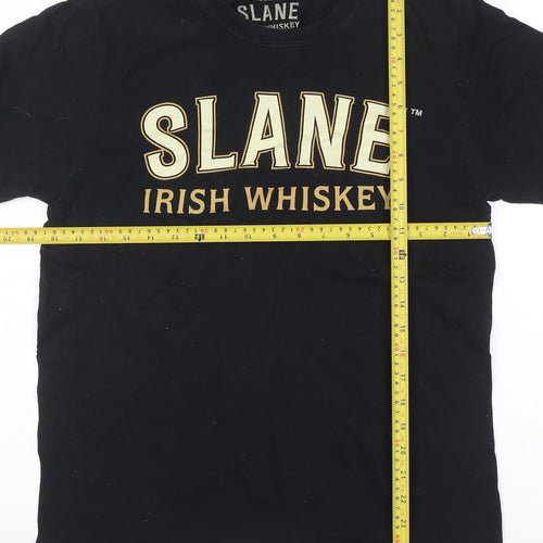 Slane Irish Whiskey Men's Black Medium Graphic Cotton T-Shirt