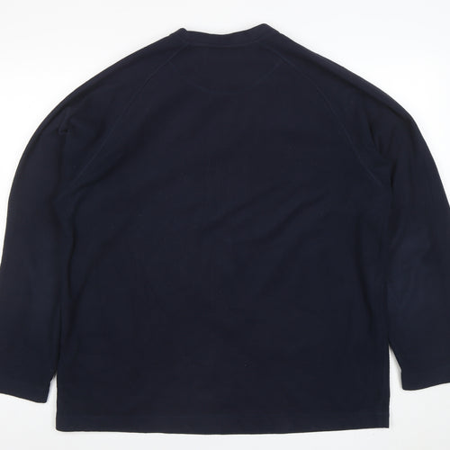 Marks and Spencer Mens Blue Large Pullover Sweatshirt Fleece