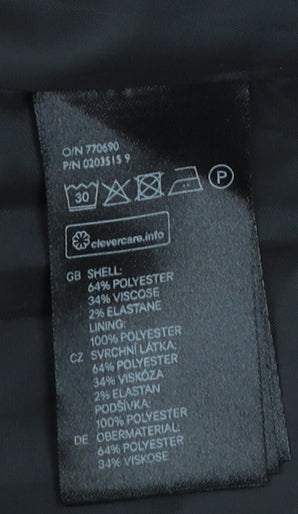 H&M Women Beige Tailored Suit Jacket Size 12 Regular Fit Blazer