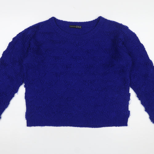 Atmosphere Women's Blue Acrylic Knit Jumper Size 12