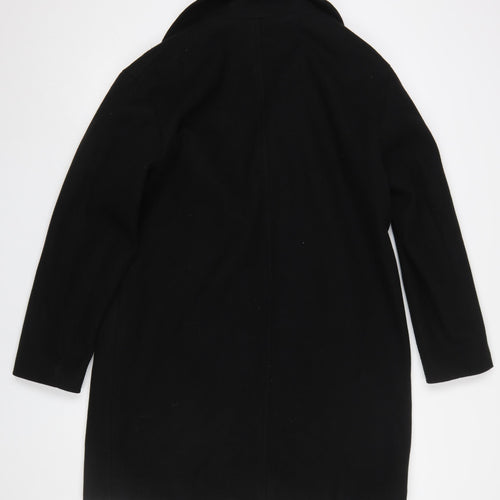 Marks and Spencer Women's Black Size 12 Mid-Length Overcoat