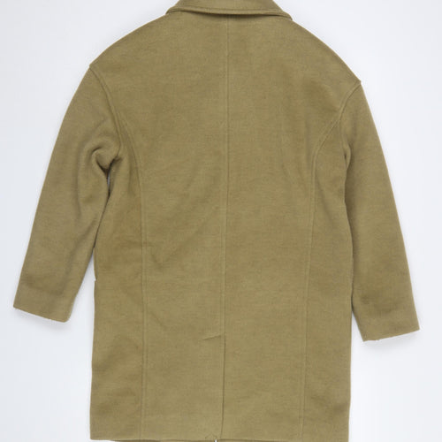 Marks and Spencer Women’s Beige Wool Blend Petite Coat Size 6