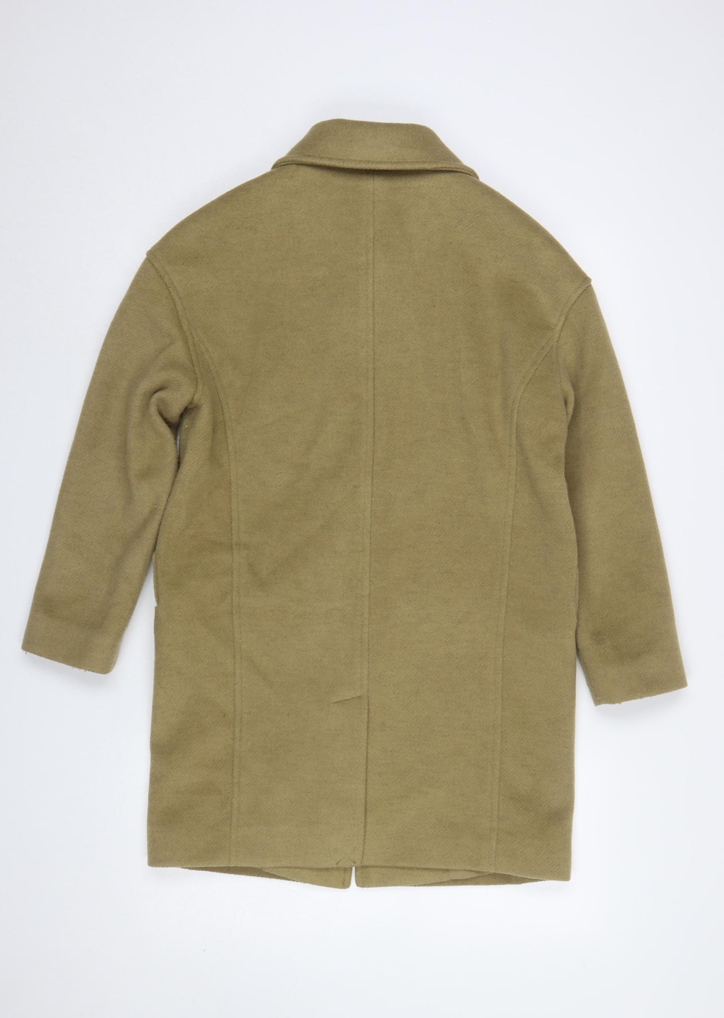 Marks and Spencer Women’s Beige Wool Blend Petite Coat Size 6