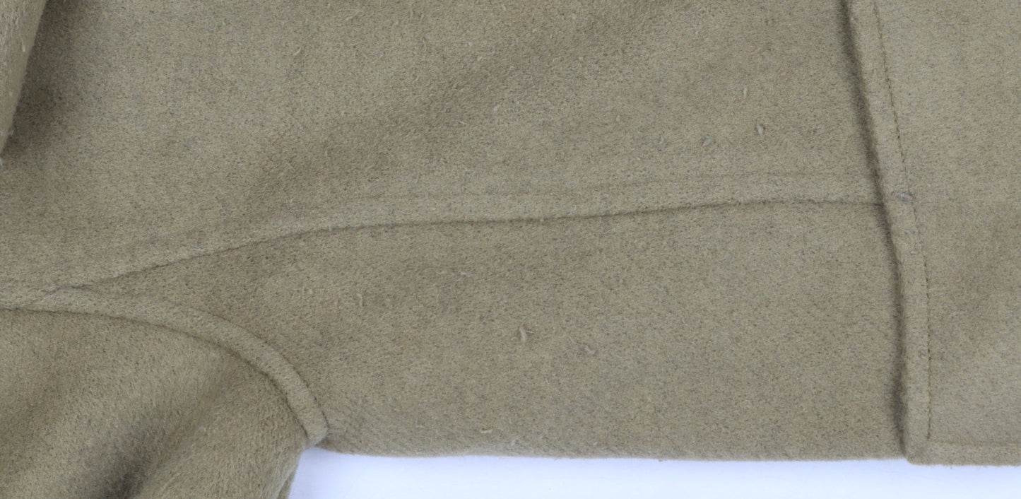 Marks and Spencer Women’s Beige Wool Blend Petite Coat Size 6