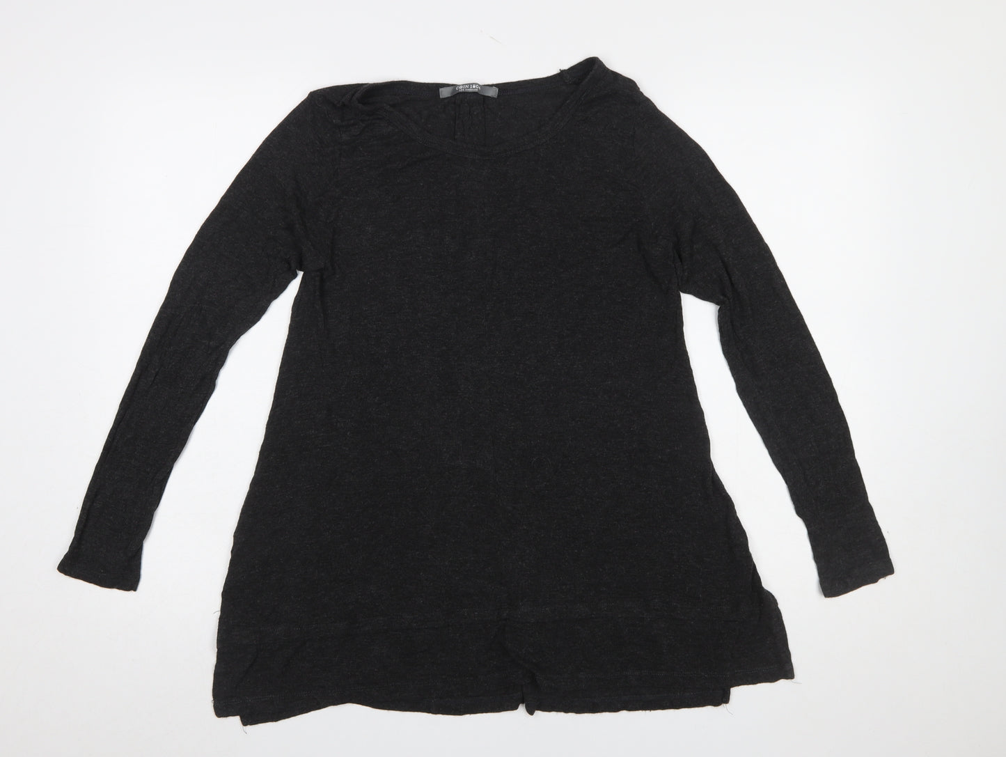 Coin 1804 Women's Black Long Sleeve Tunic Top Size M