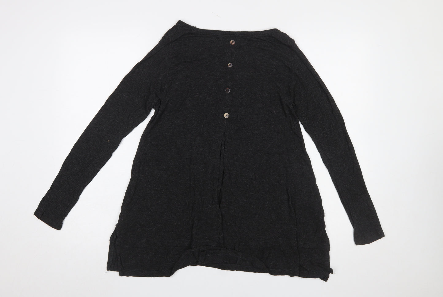 Coin 1804 Women's Black Long Sleeve Tunic Top Size M