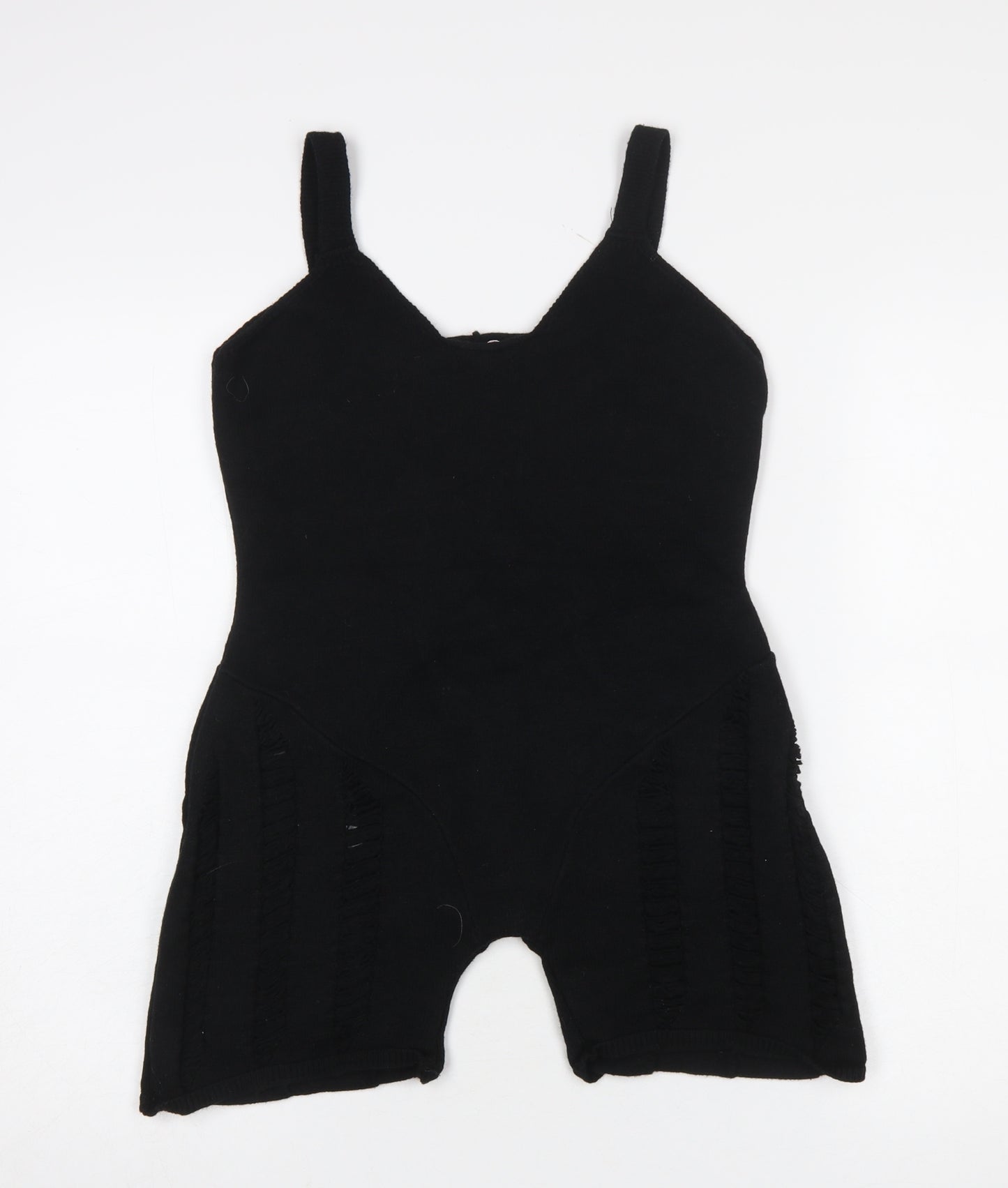 Missyempire Women’s Black Knit Sleeveless Slim Jumpsuit Size S