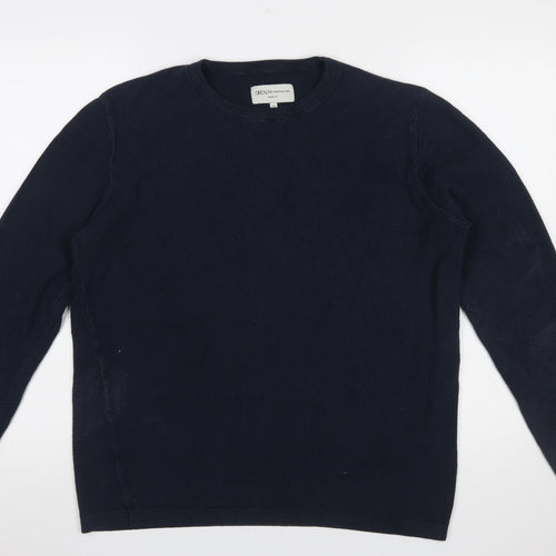 Tom Tailor Men’s Blue XL Crew Neck Classic Knit Jumper