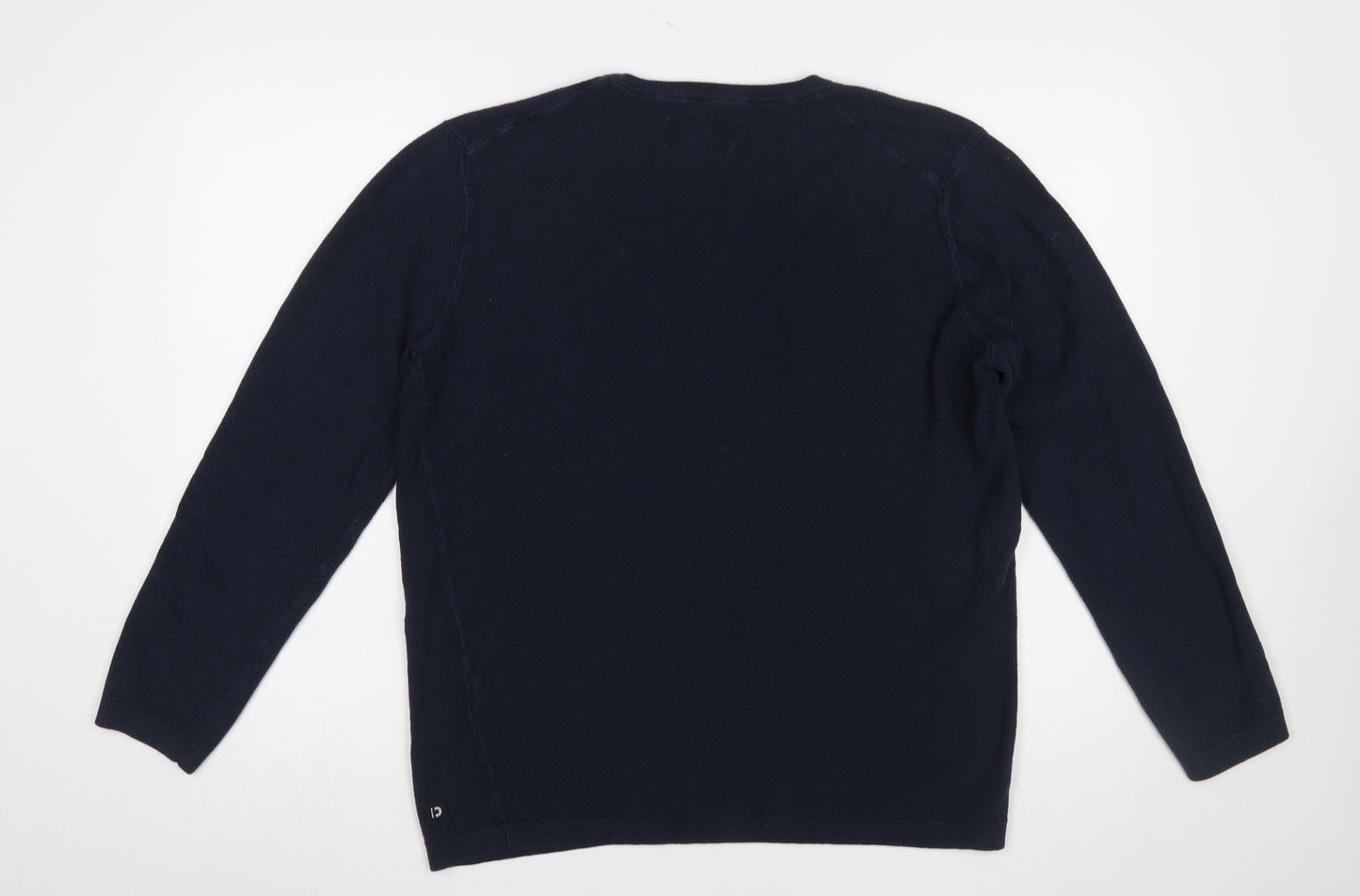 Tom Tailor Men’s Blue XL Crew Neck Classic Knit Jumper
