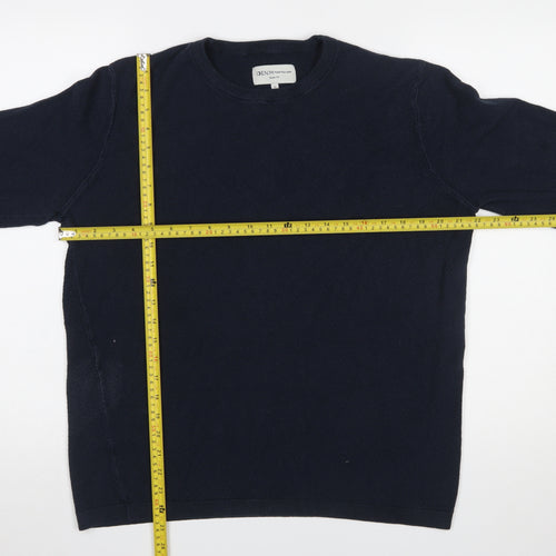 Tom Tailor Men’s Blue XL Crew Neck Classic Knit Jumper