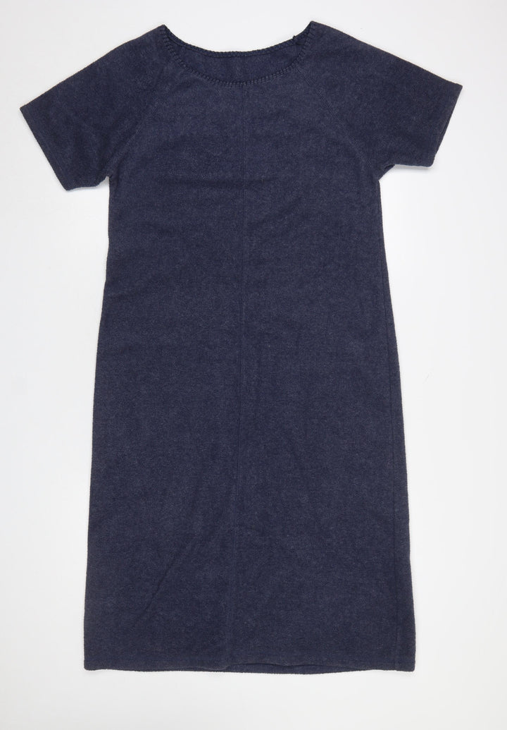 Marks and Spencer Womens Blue Size 14 Midi Shift Dress