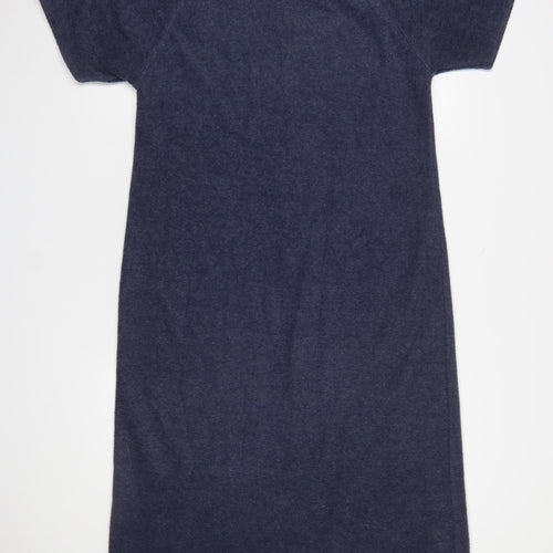 Marks and Spencer Womens Blue Size 14 Midi Shift Dress