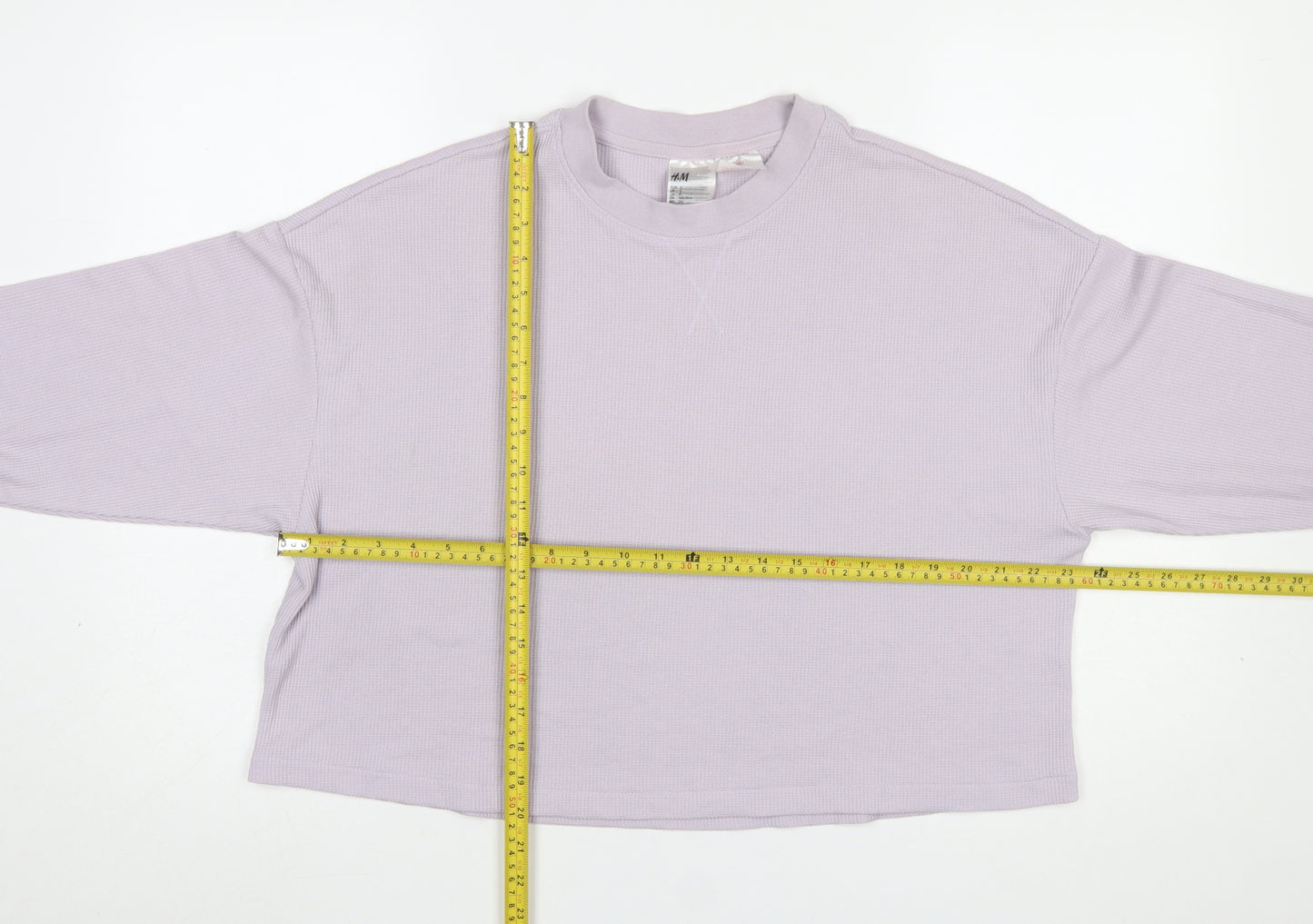 H&M Women’s Lilac Crew Neck Long Sleeve Pullover Sweatshirt Size S