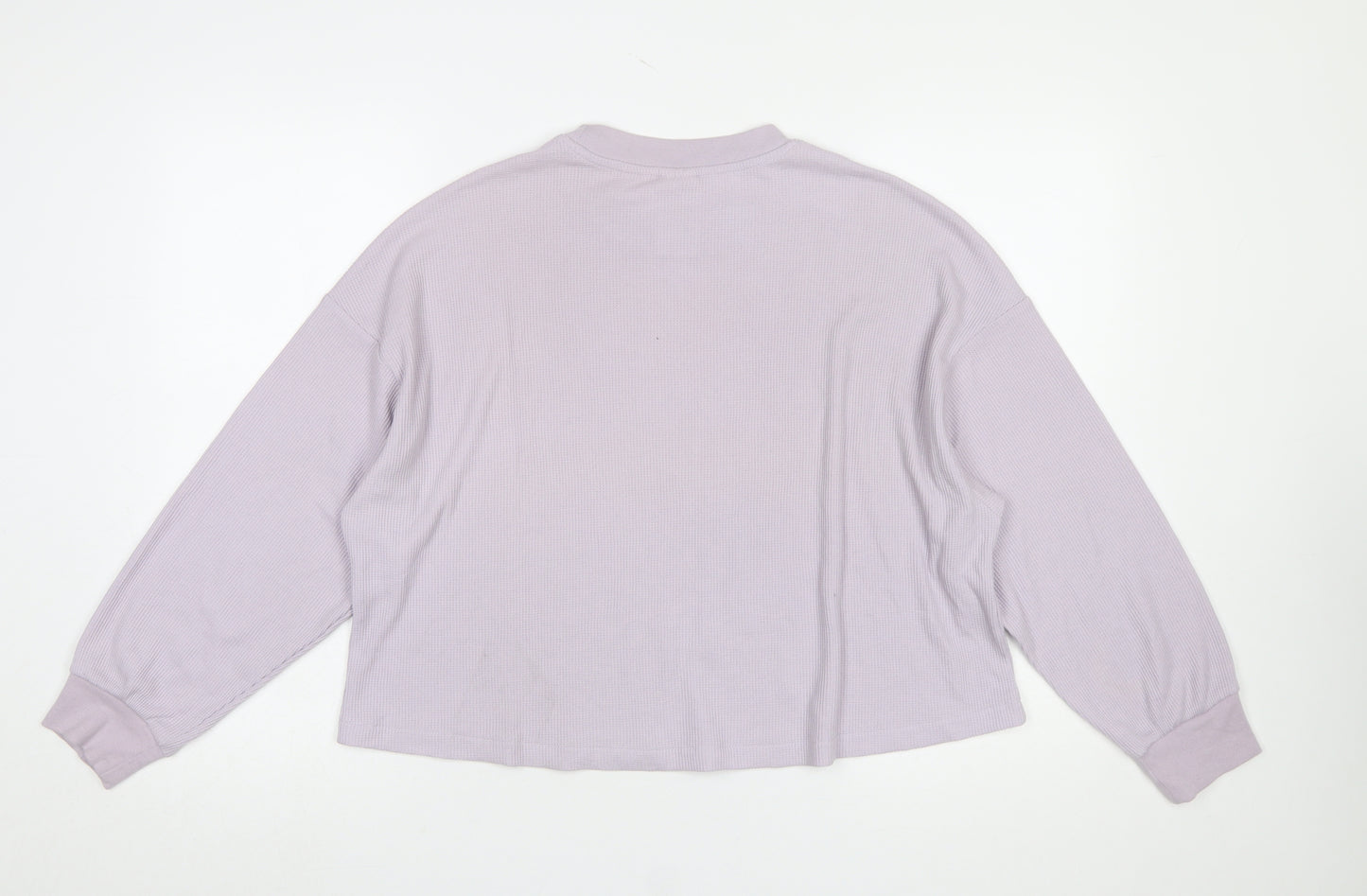 H&M Women’s Lilac Crew Neck Long Sleeve Pullover Sweatshirt Size S