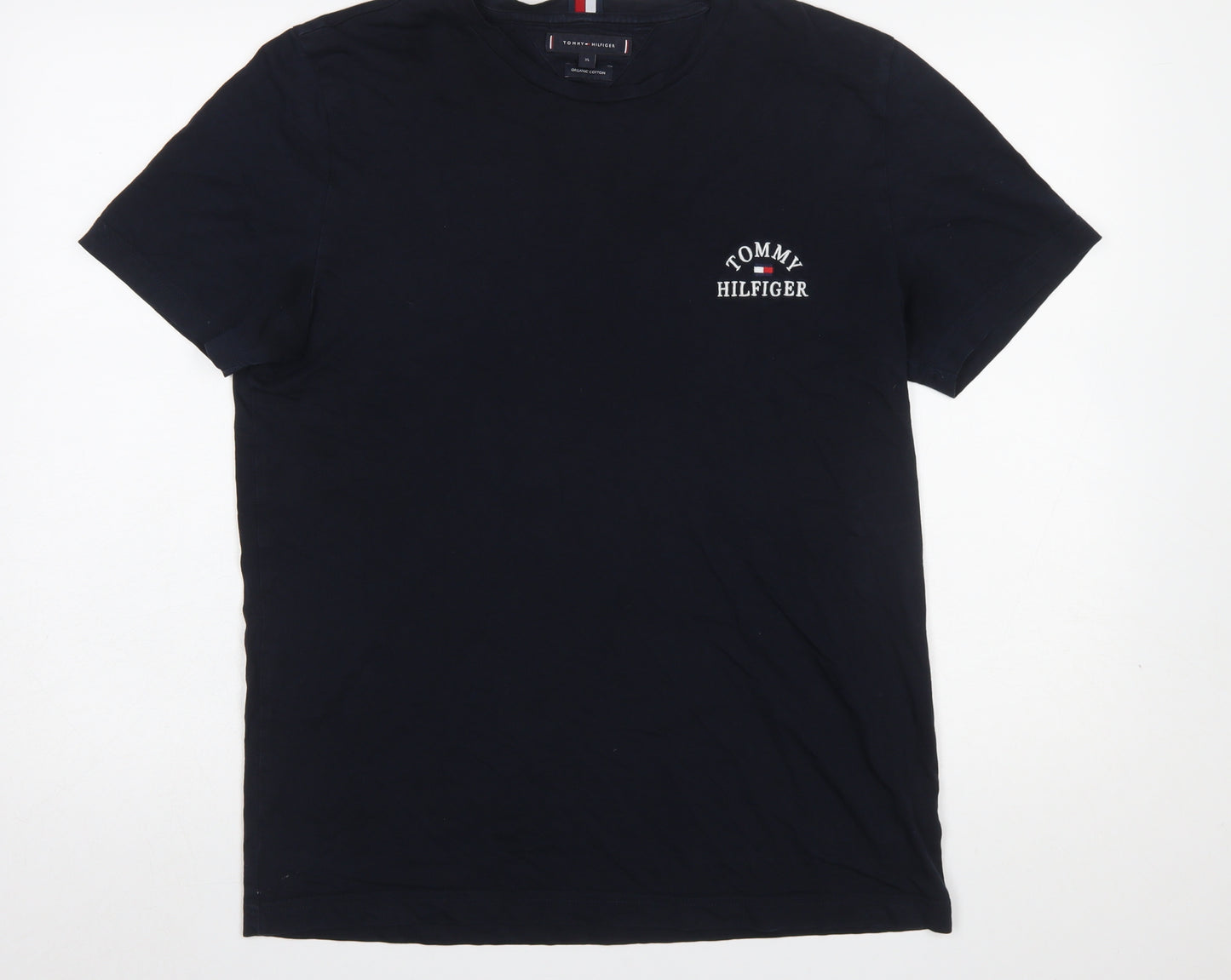 Tommy Hilfiger Men's Blue XL Organic Cotton Crew Neck T-Shirt