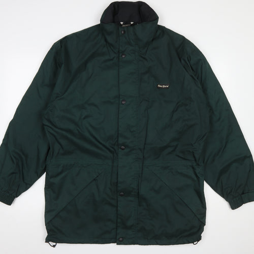 Peter Storm Men's Green Waterproof Parka Jacket Size M Outdoor Coat